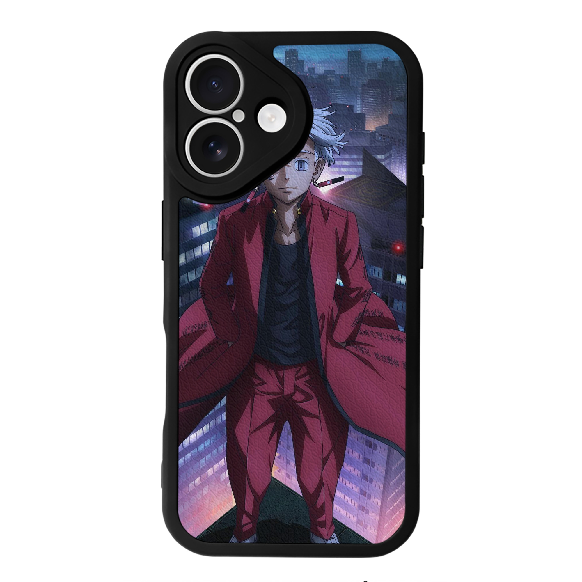 （画像用） 東京リベンジャーズ Tokyo Revengers 【iPhone 16シリーズ対応】シリコンスマホケース（レザー調） 材質：シリコン